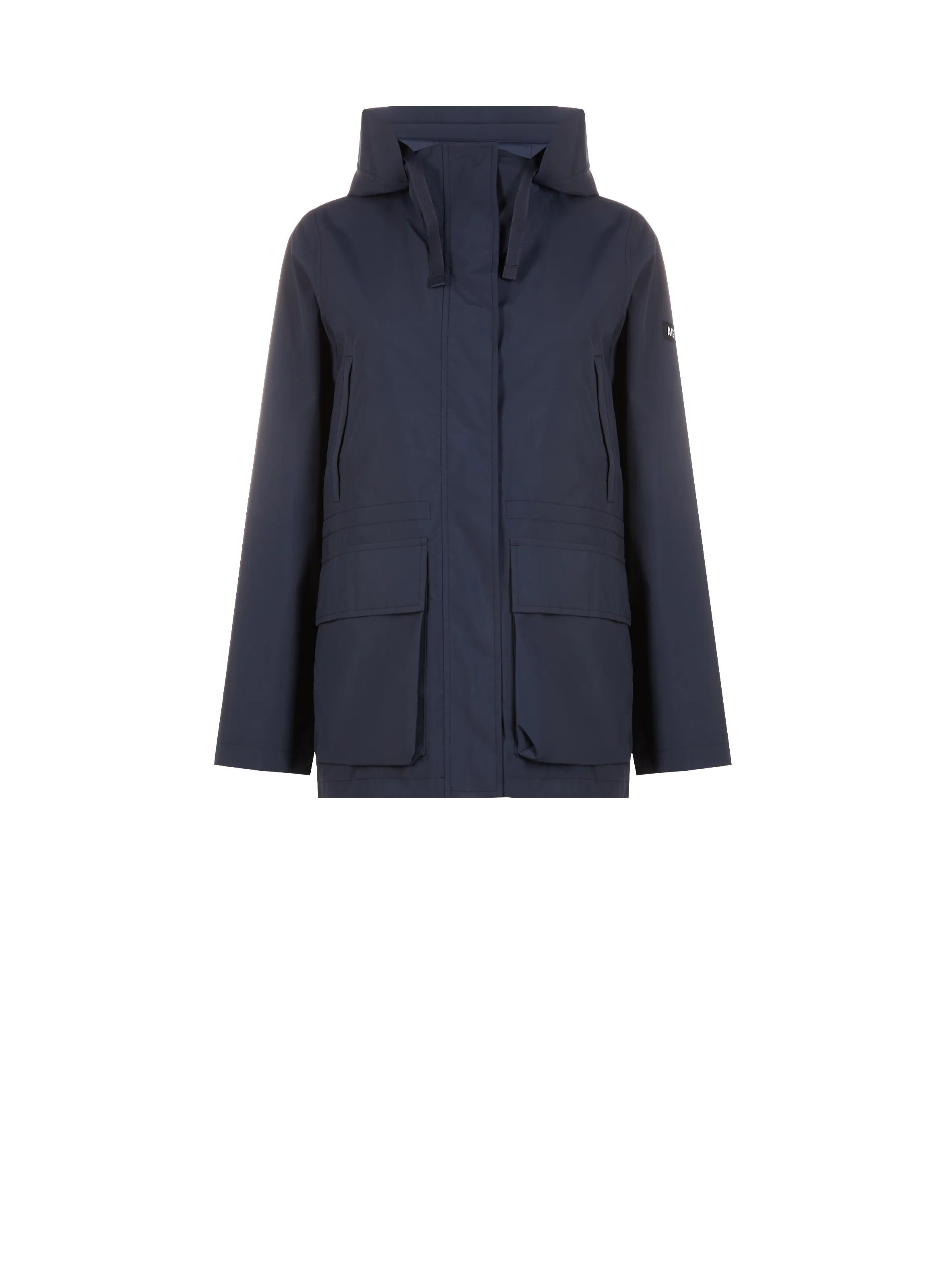 AIGLE  Veste imperméable à capuche - Bleu