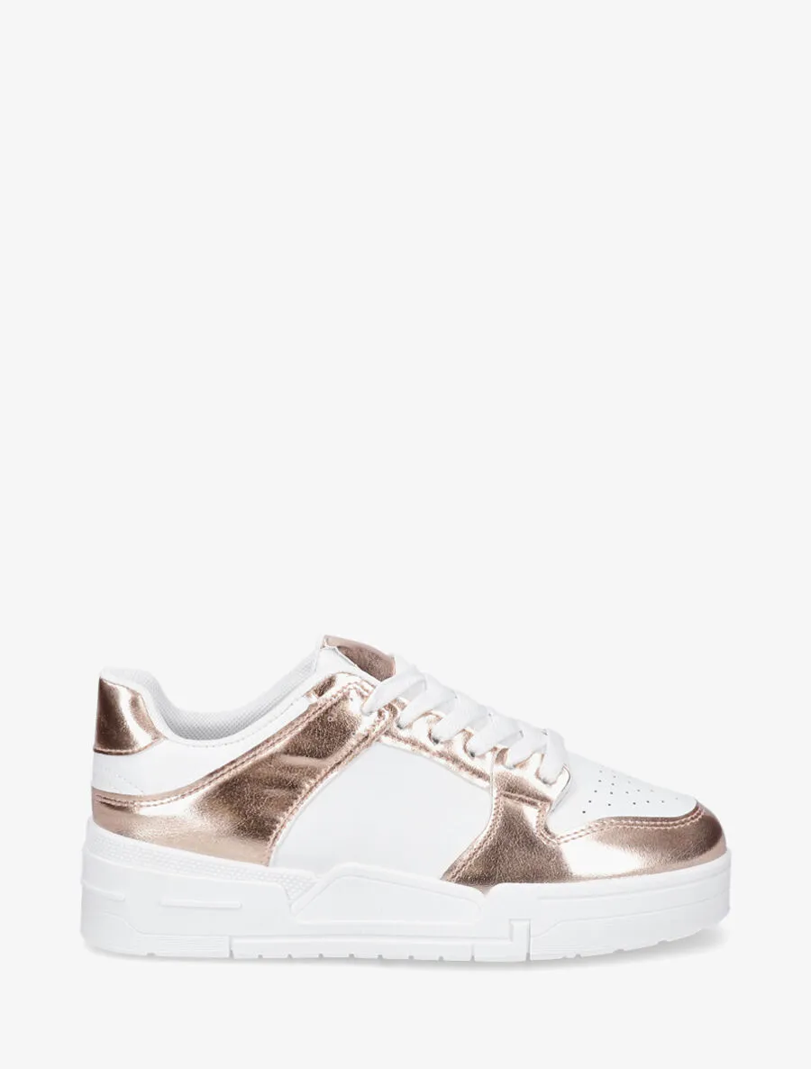 Baskets en simili - Rose gold