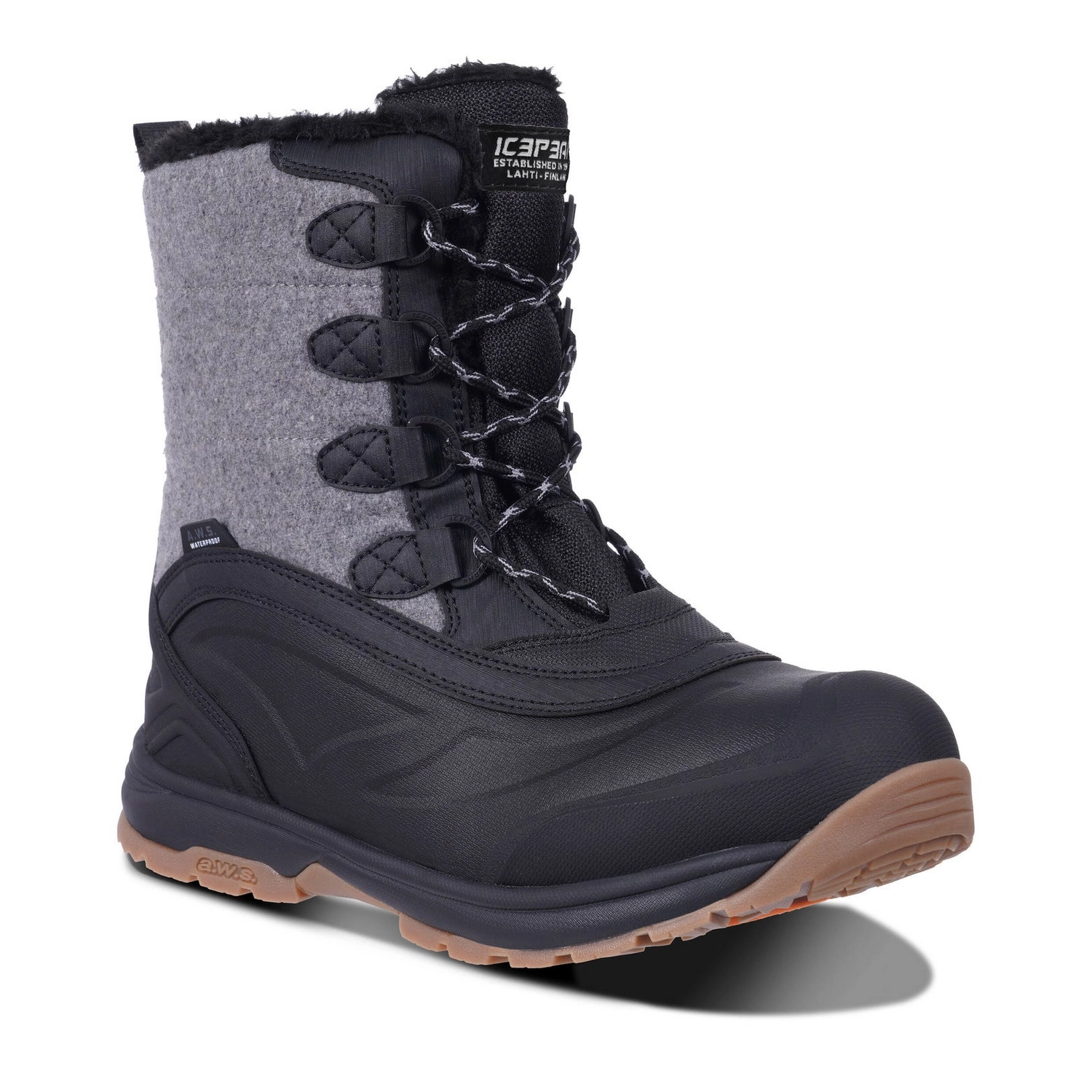 Bottes de Neige Icepeak Men Aleg Mr Lead-Grey