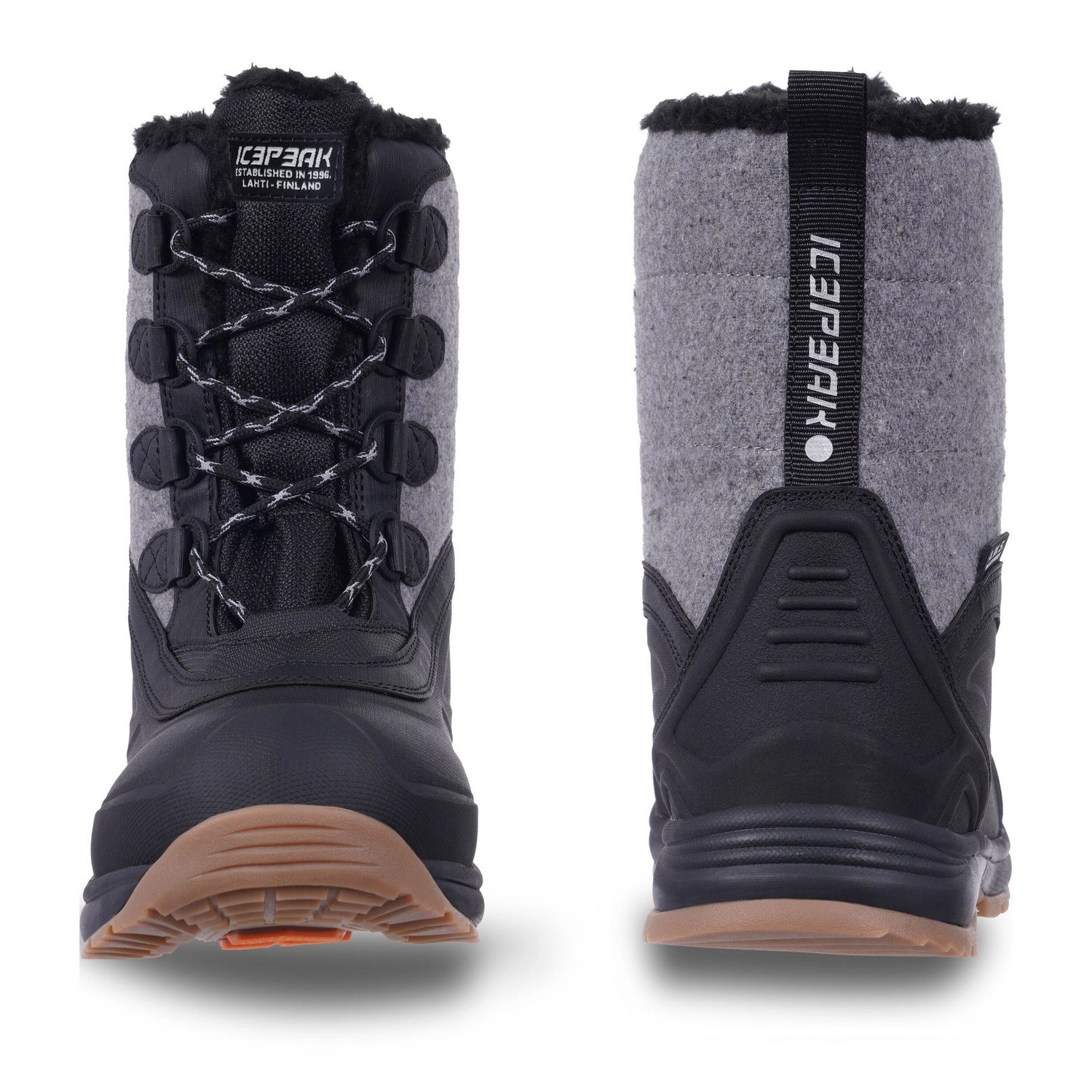 Bottes de Neige Icepeak Men Aleg Mr Lead-Grey