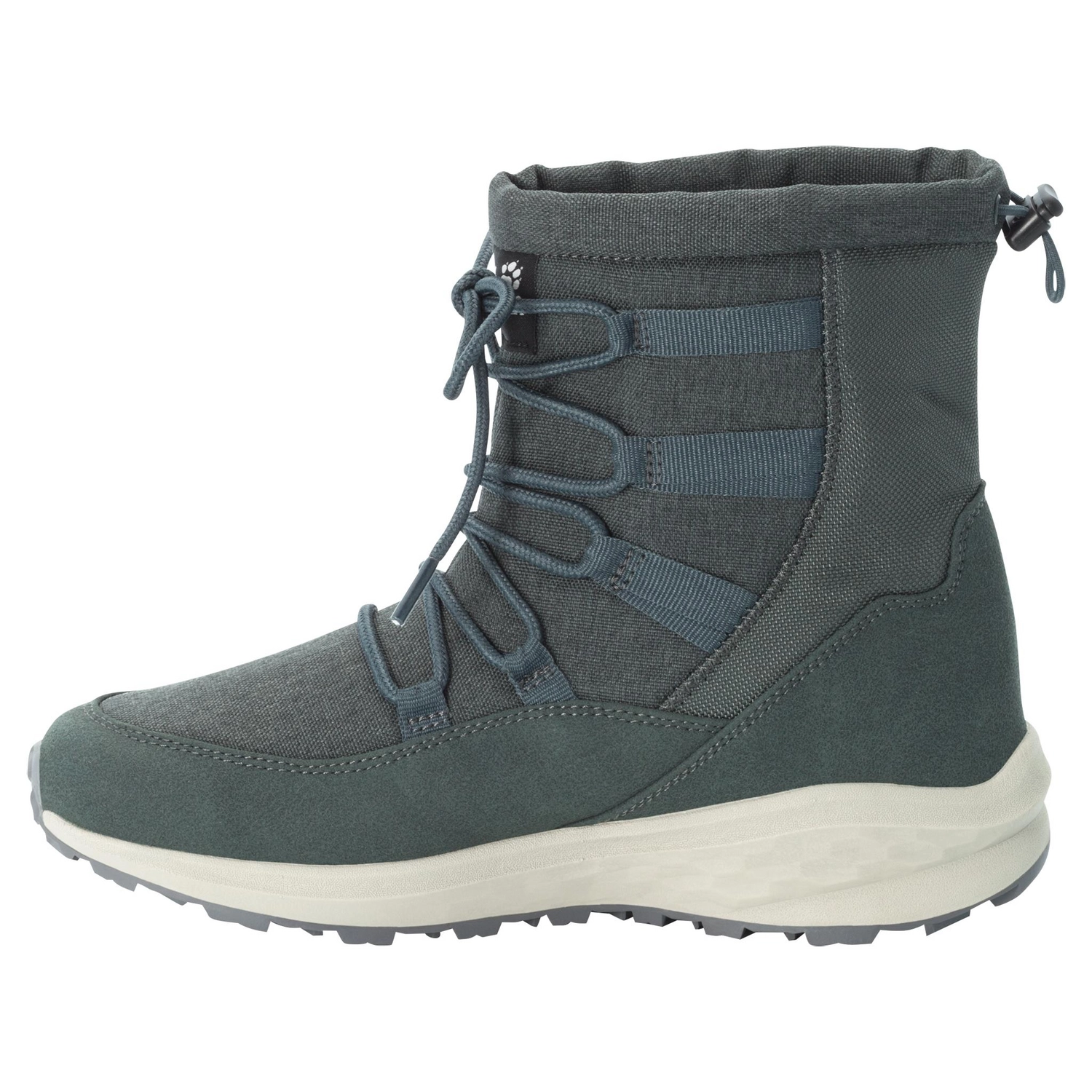 Bottes de Neige Jack Wolfskin Women Nevada Texapore Mid Dark Green Phantom