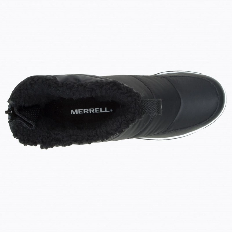 Bottes de Neige Merrell Women Snowcreek Sport Mid Zip Polar Waterproof Black