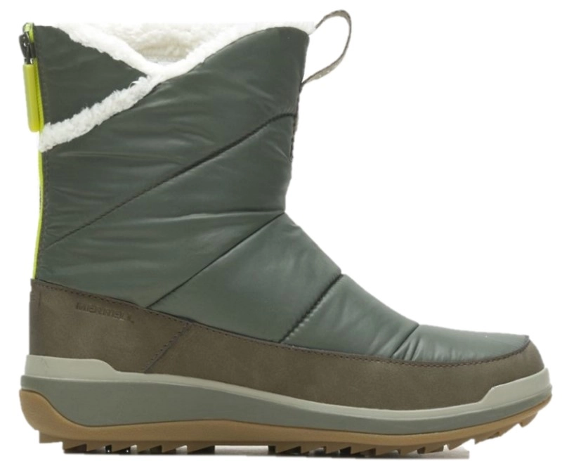 Bottes de Neige Merrell Women Snowcreek Sport Mid Zip Polar Waterproof Olive