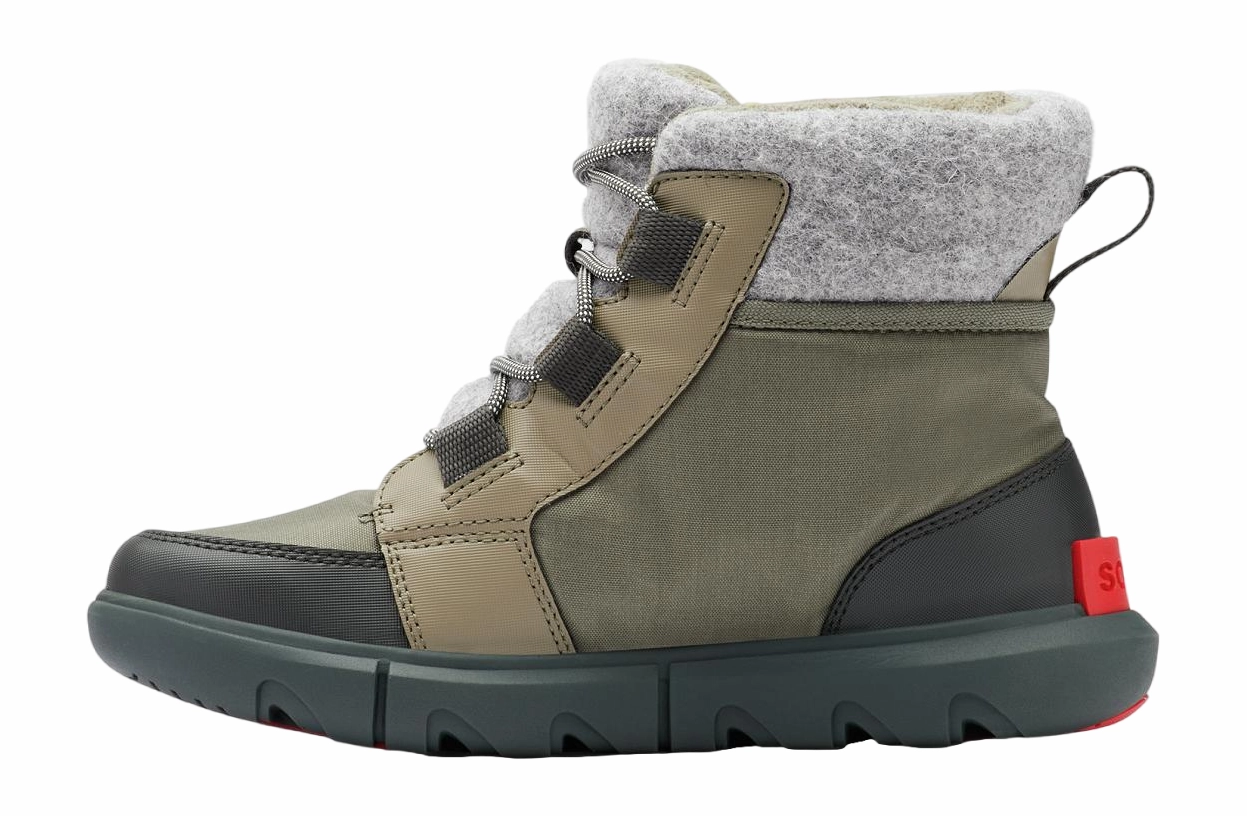 Bottes de Neige Sorel Women Explorer II Carnival Felt WP Dark Stone Sage