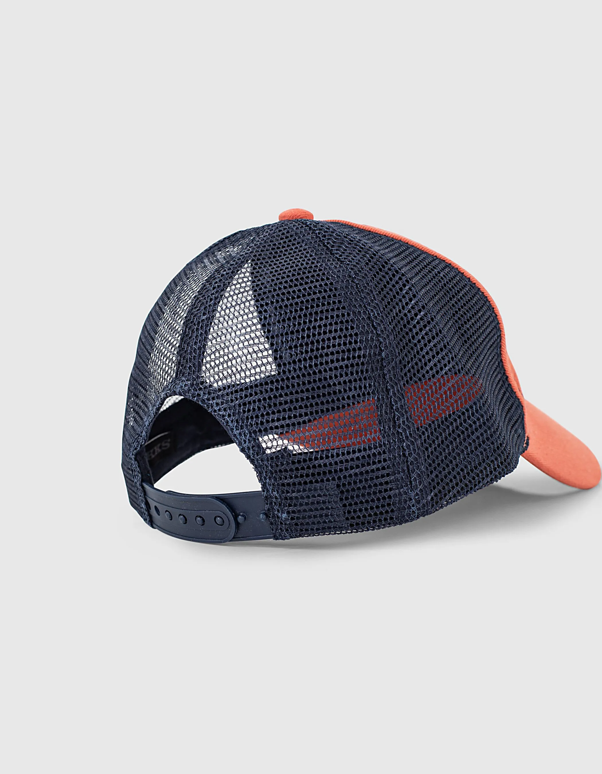 Casquette corail et navy forme baseball garçon 