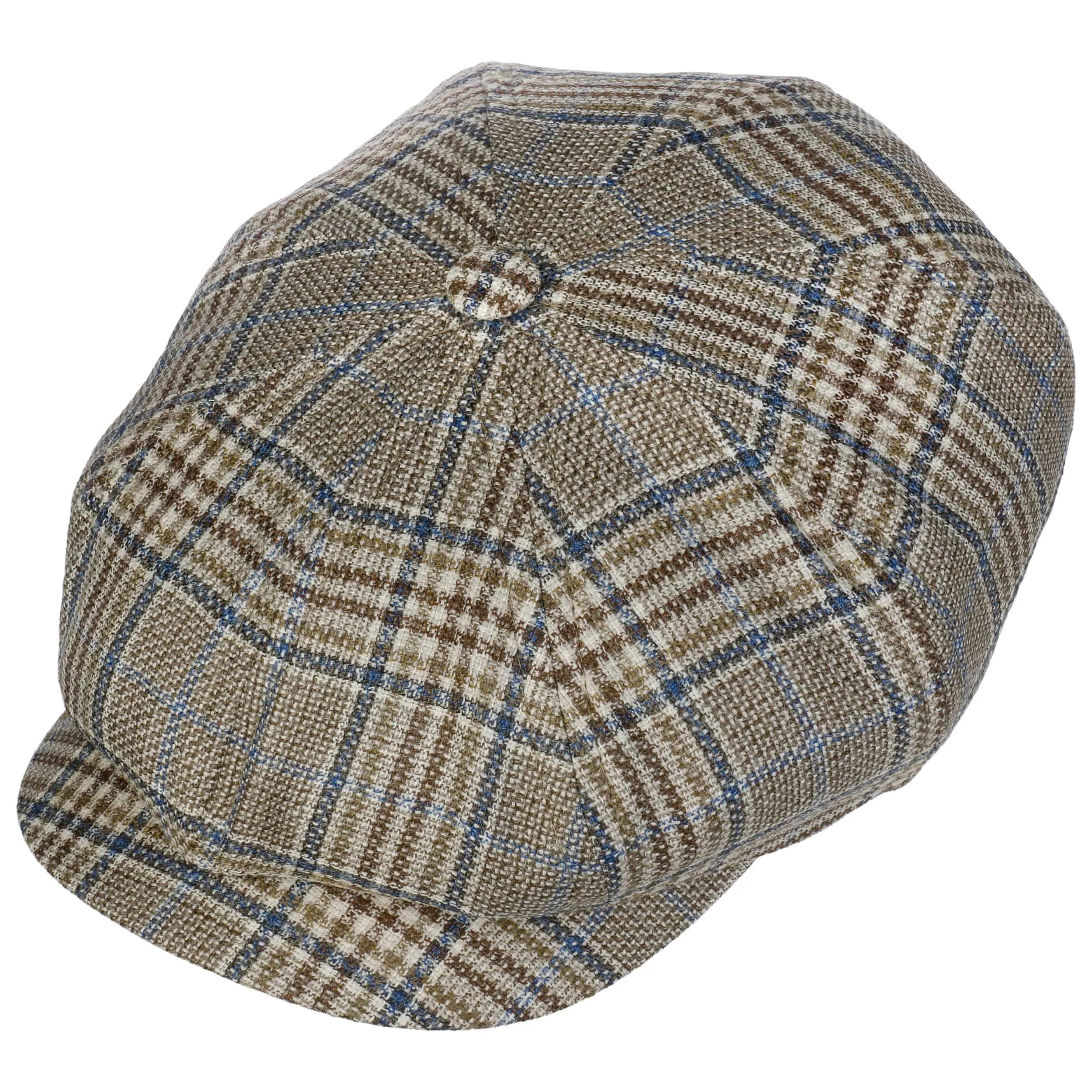 Casquette Glencheck 8 Panel by Lierys --> Chapeaux, casquettes & bonnets en ligne ▷ Chapeaushop