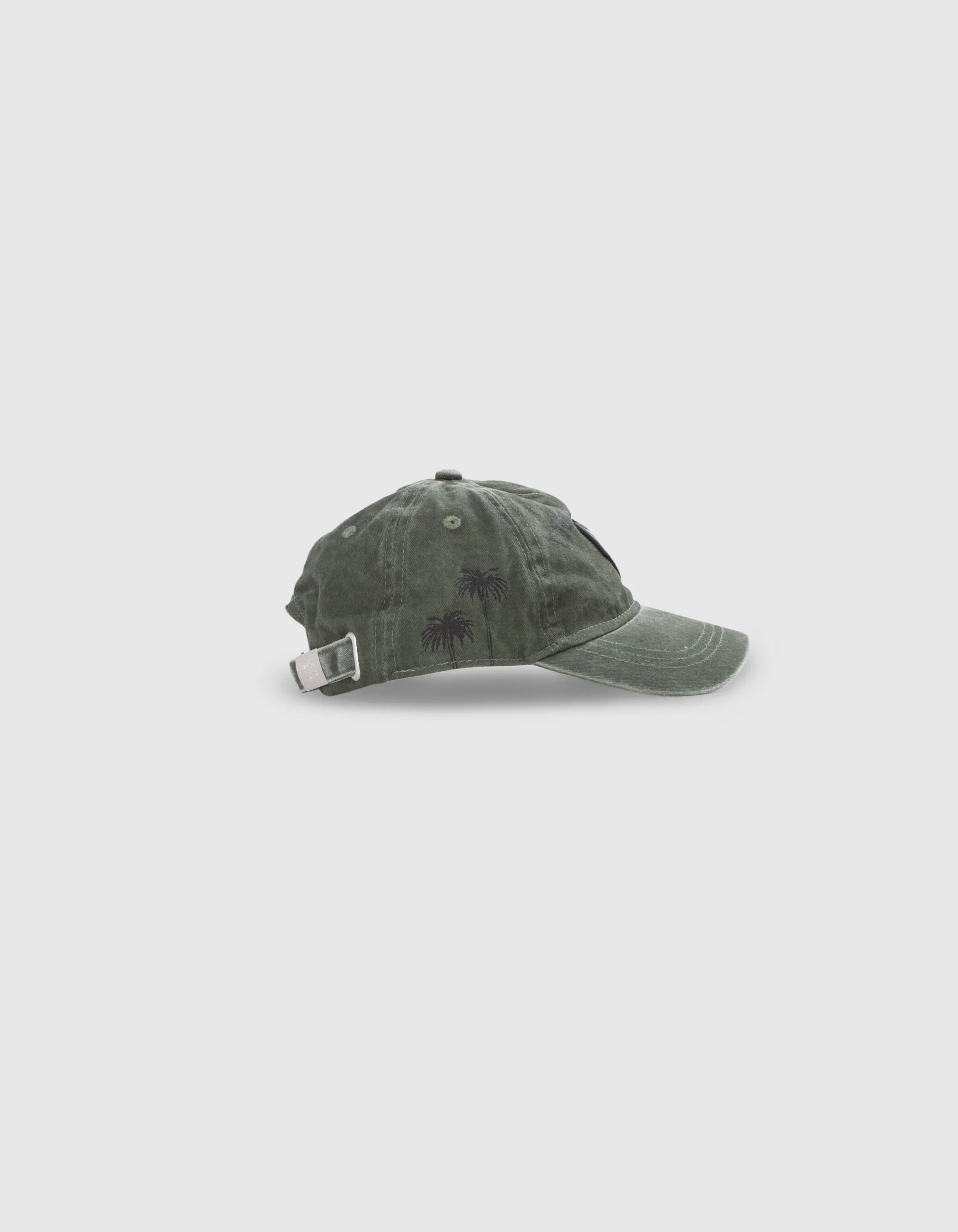 Casquette kaki coton bio badge chevrons garçon