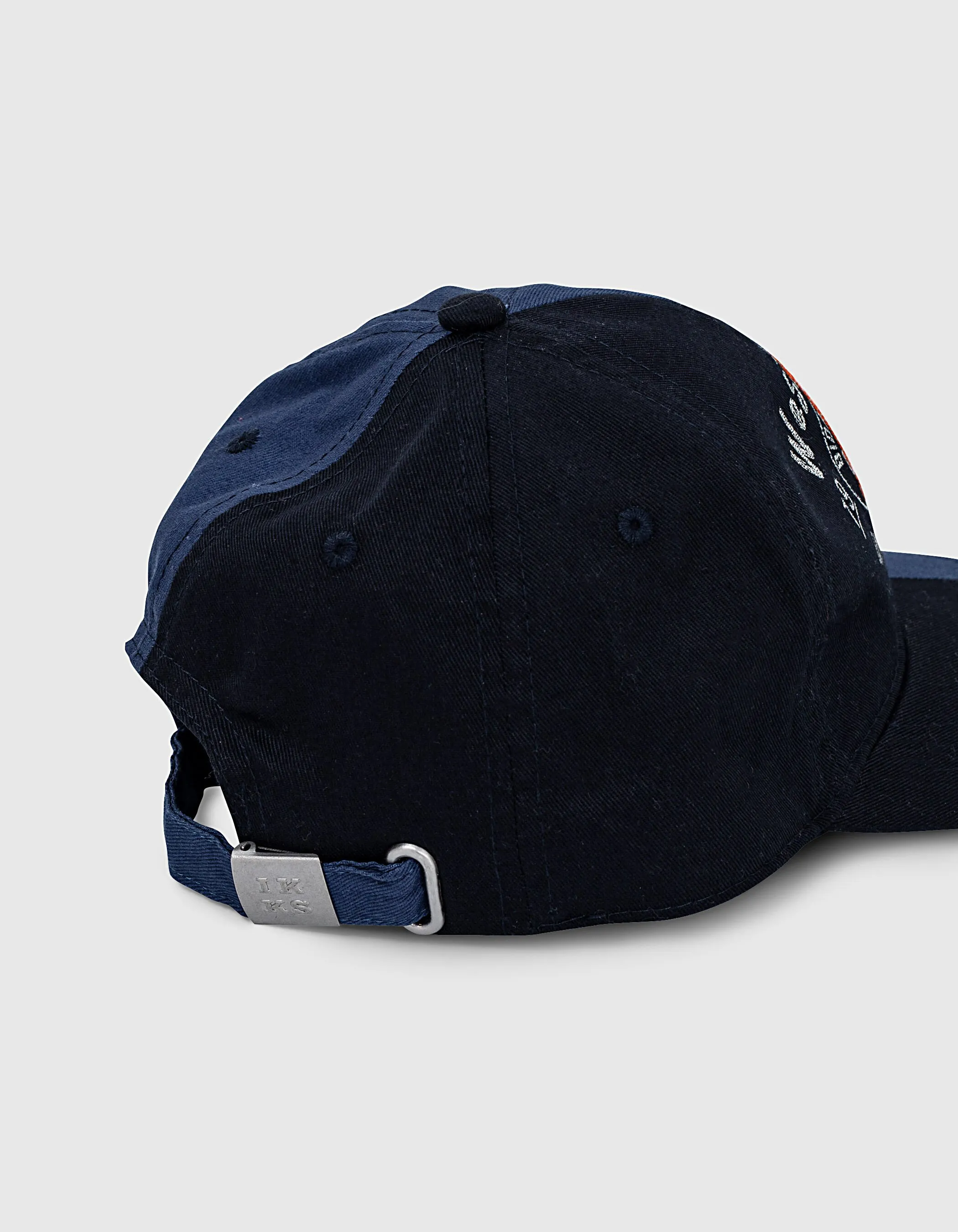 Casquette navy et noire print et badge lettre garçon 