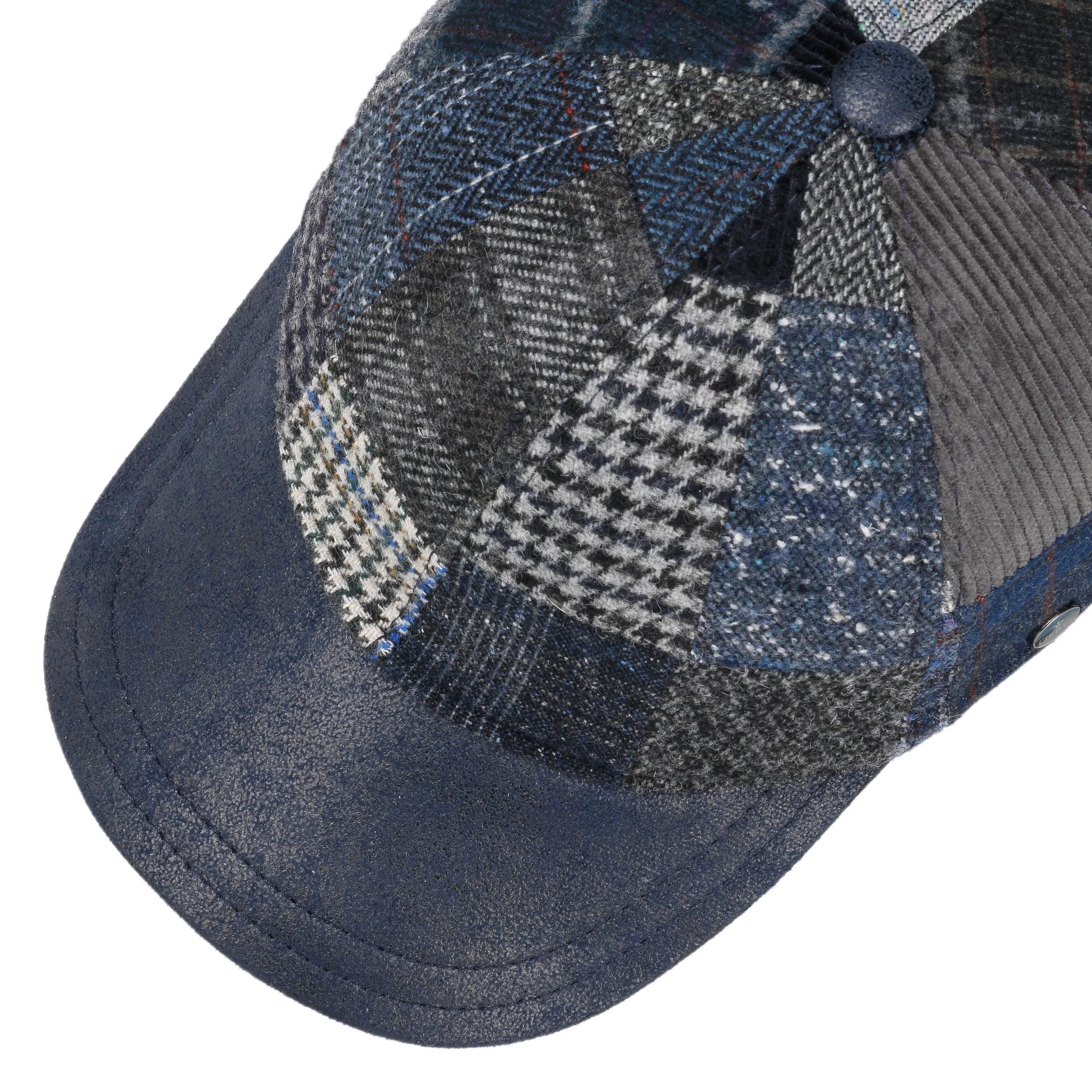 Casquette Patchwork Wool Curved by Lierys --> Chapeaux, casquettes & bonnets en ligne ▷ Chapeaushop