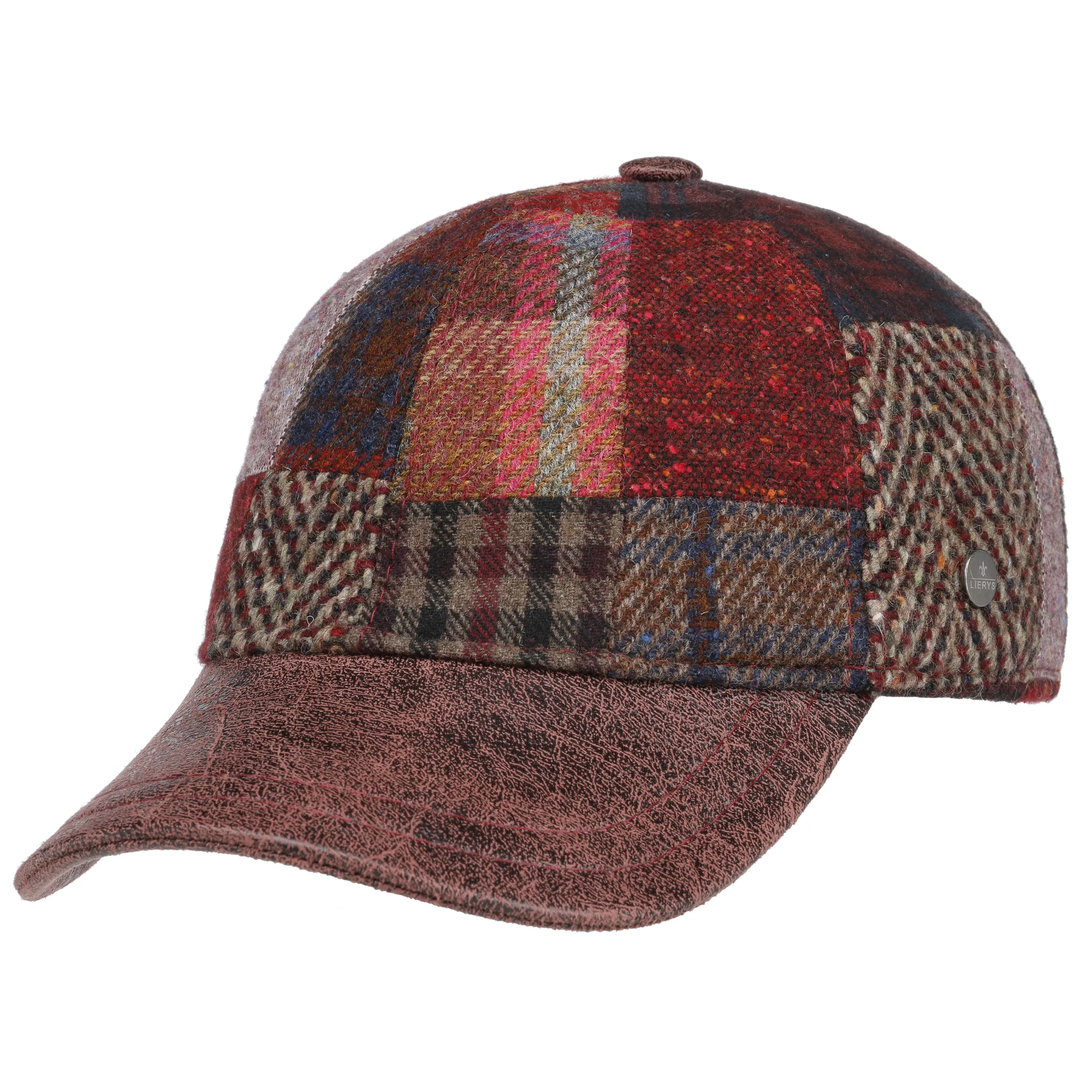 Casquette Patchwork Wool Curved by Lierys --> Chapeaux, casquettes & bonnets en ligne ▷ Chapeaushop