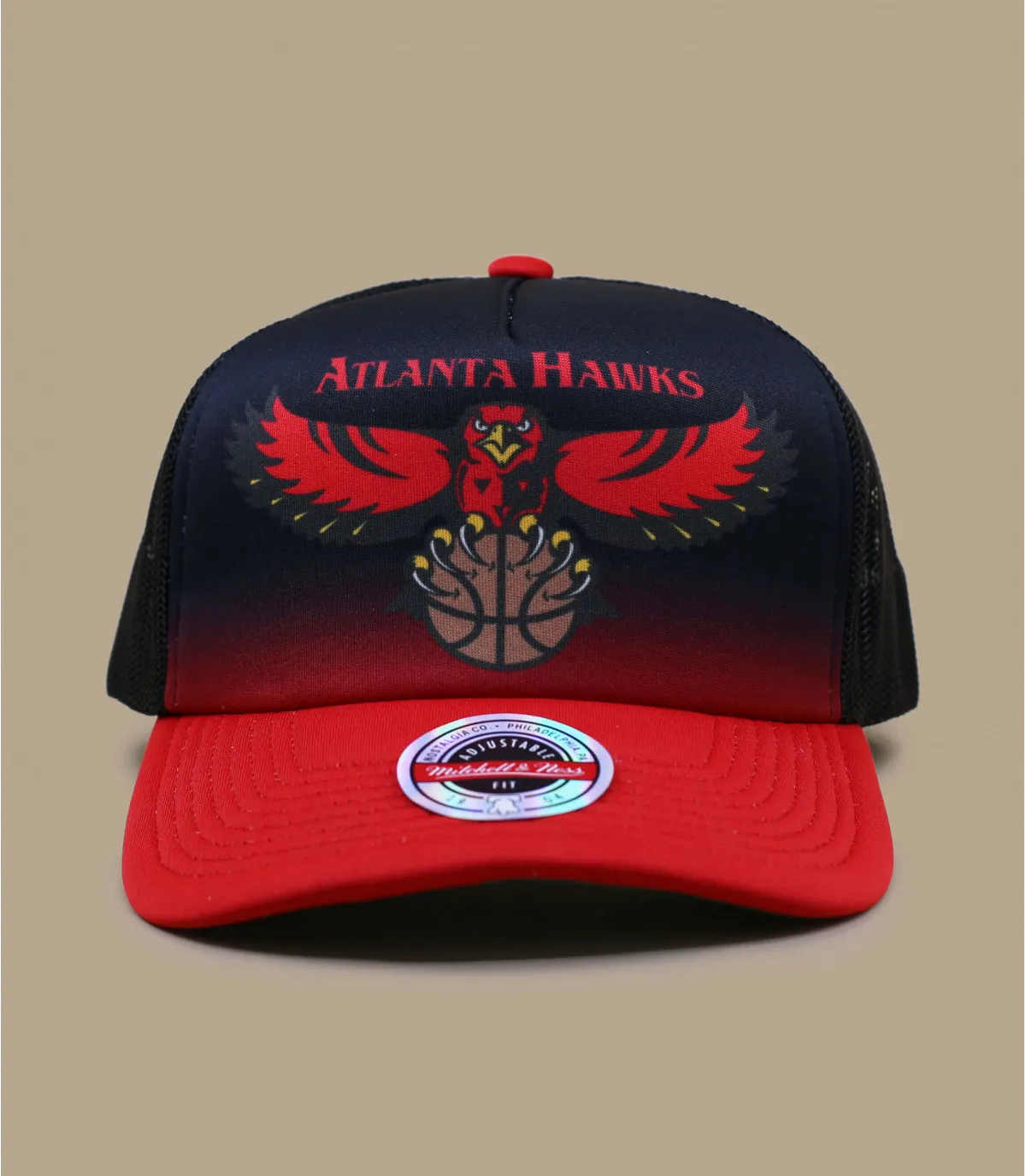 casquette trucker hawks - Trucker Jersey Hook Hawks Mitchell & Ness : Headict