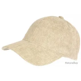 Casquette Velours Beige cotele Tendance Baseball Sneyson Taille unique Beige