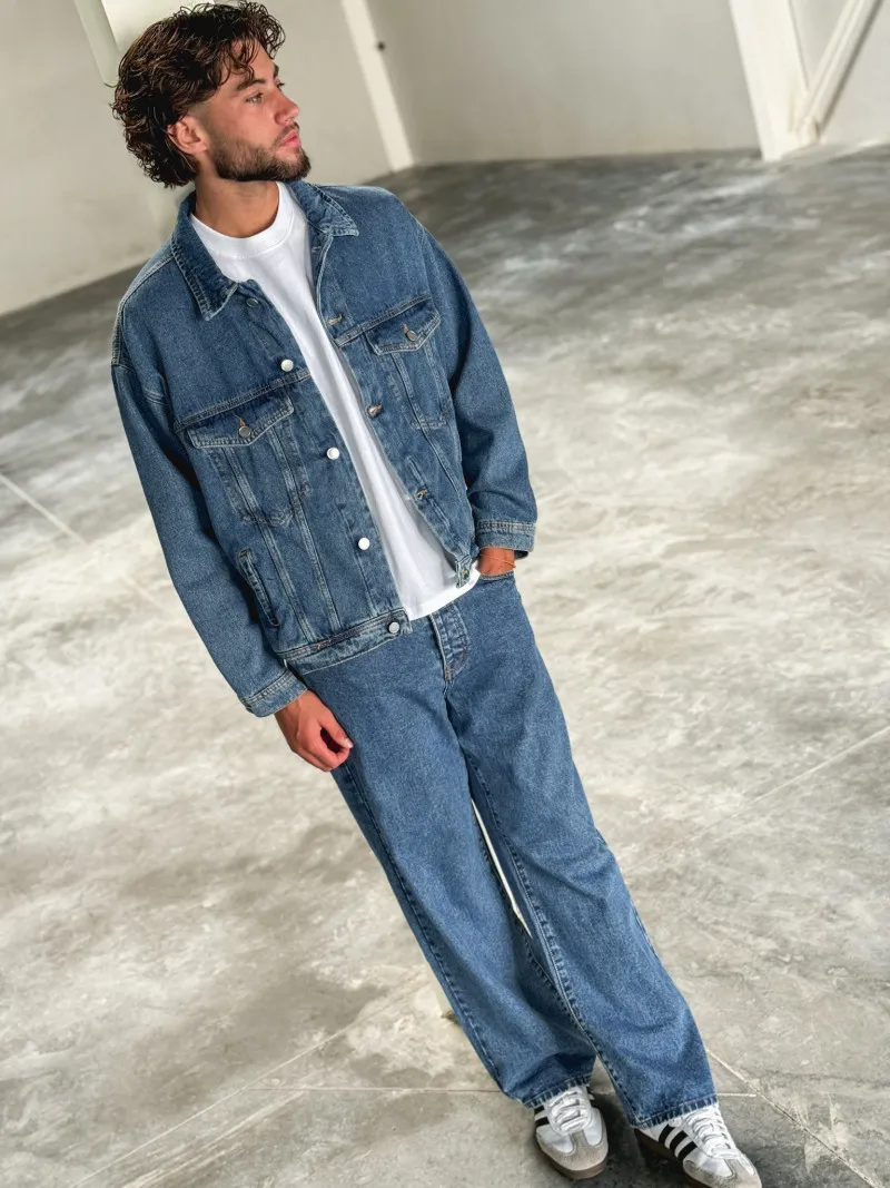 Chemise en jeans Dylan - Bleu