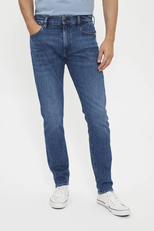 jeans 3301 slim bleu moyen