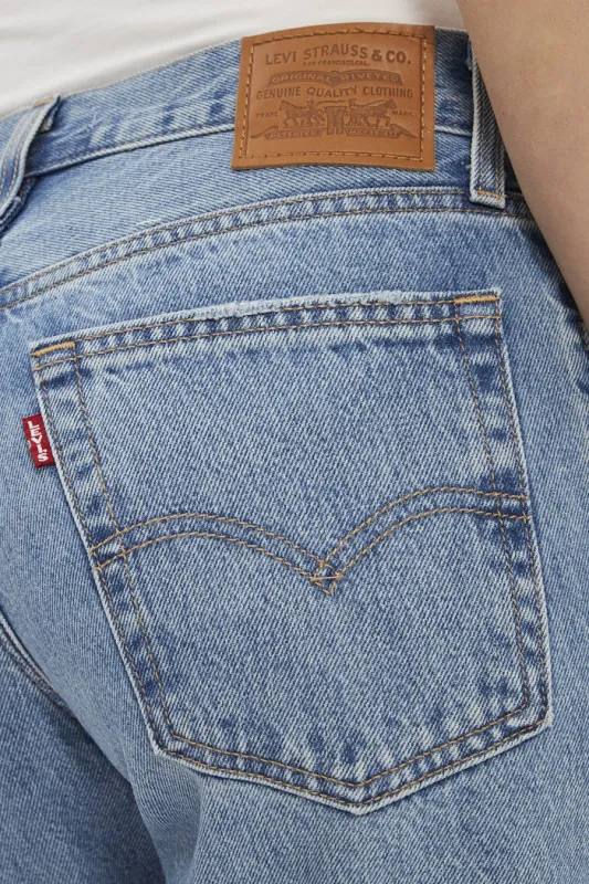 Jeans Baggy bleu délavé