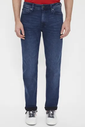 Jeans bleu denim coupe regular