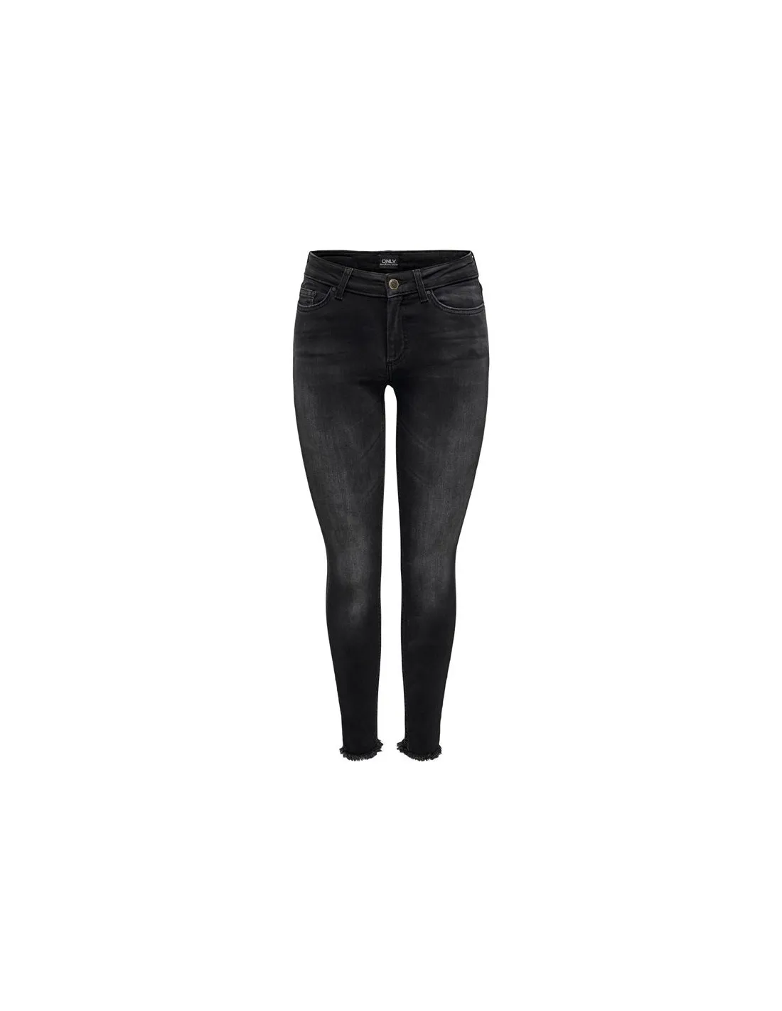 Jeans Only blush Mid Ankle Jeans Skinny Fit Black Denim Femme