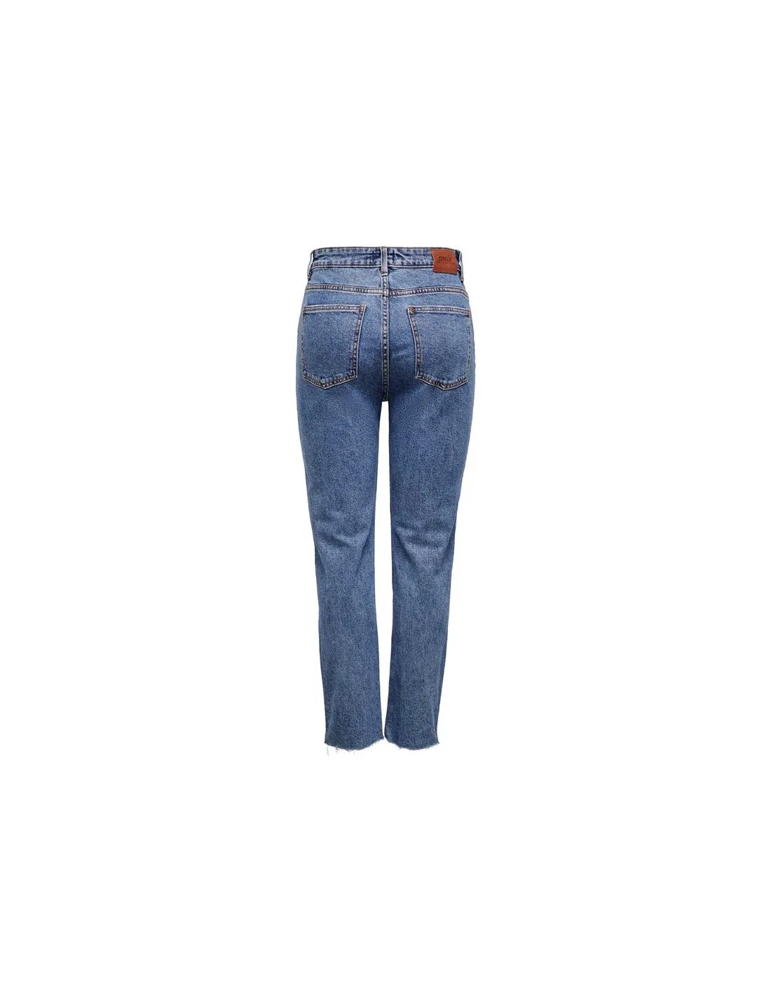 Jeans Only emily HW Jeans Straight Dark Blue Denim Femme