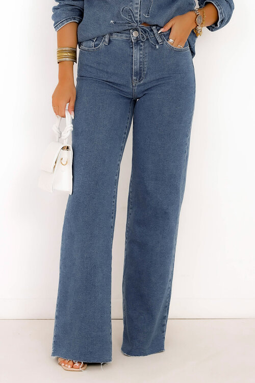 Jeans Wide Leg Brut