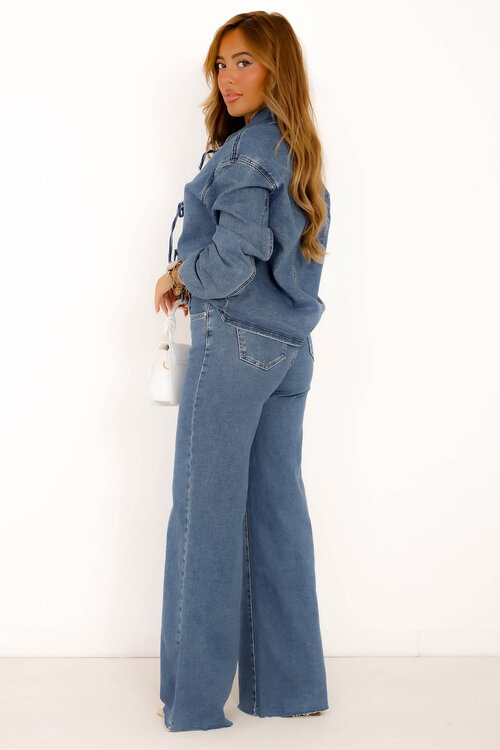 Jeans Wide Leg Brut