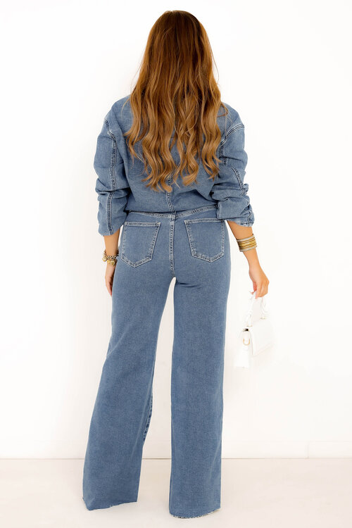 Jeans Wide Leg Brut