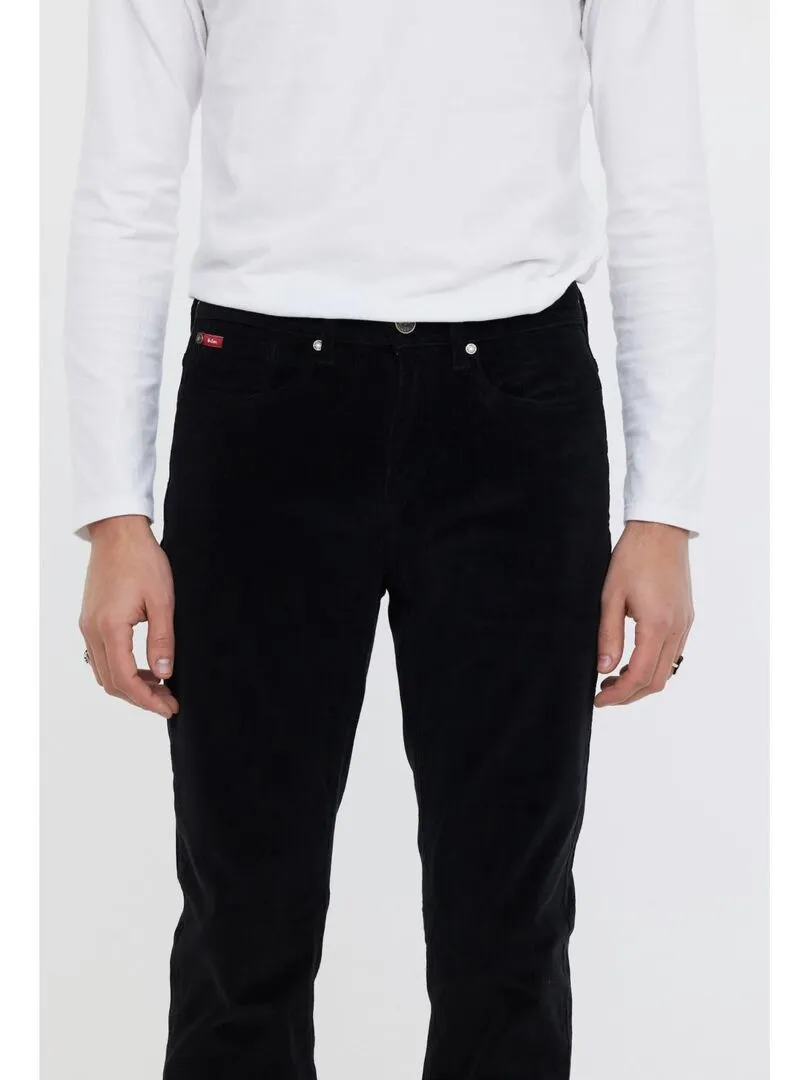 Lee Cooper - Pantalon coton regular LC118ZP - Noir