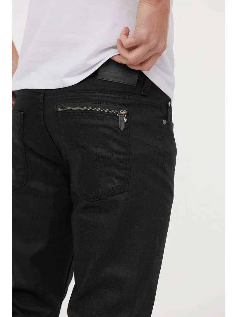 Lee Cooper - Pantalon coton straight LC122ZP - Noir