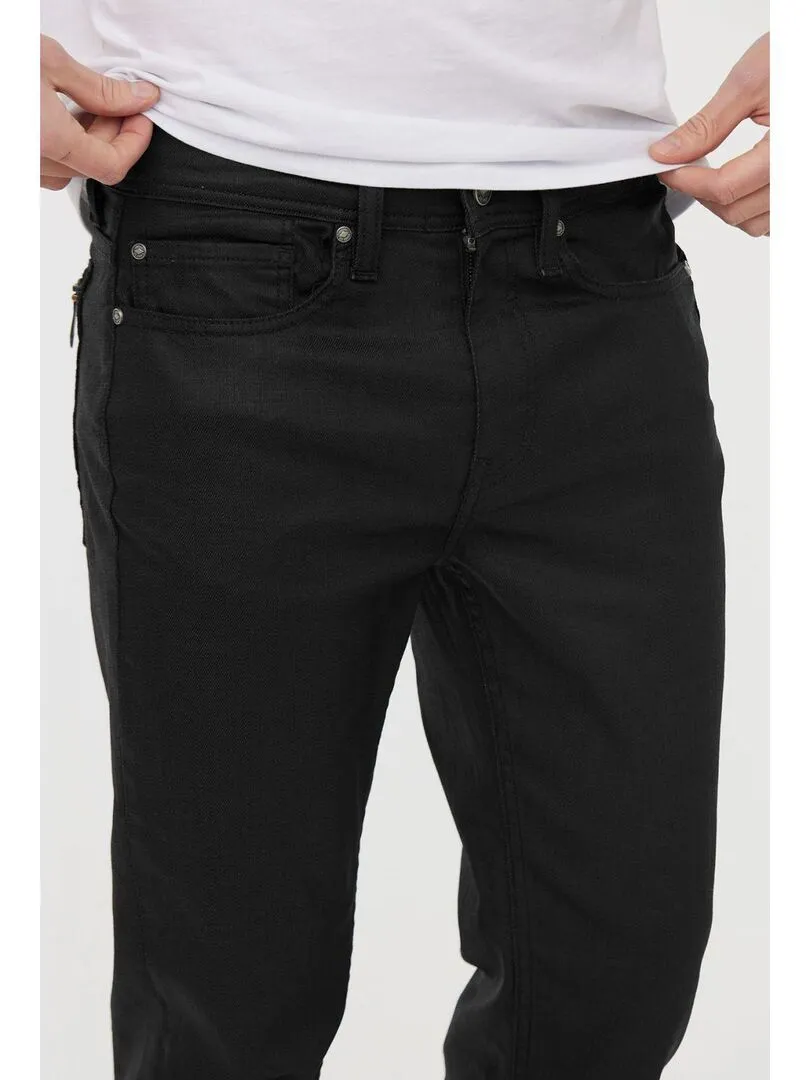 Lee Cooper - Pantalon coton straight LC122ZP - Noir