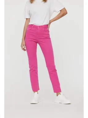 Lee Cooper - Pantalon coton straight LC161 - Rose fushia