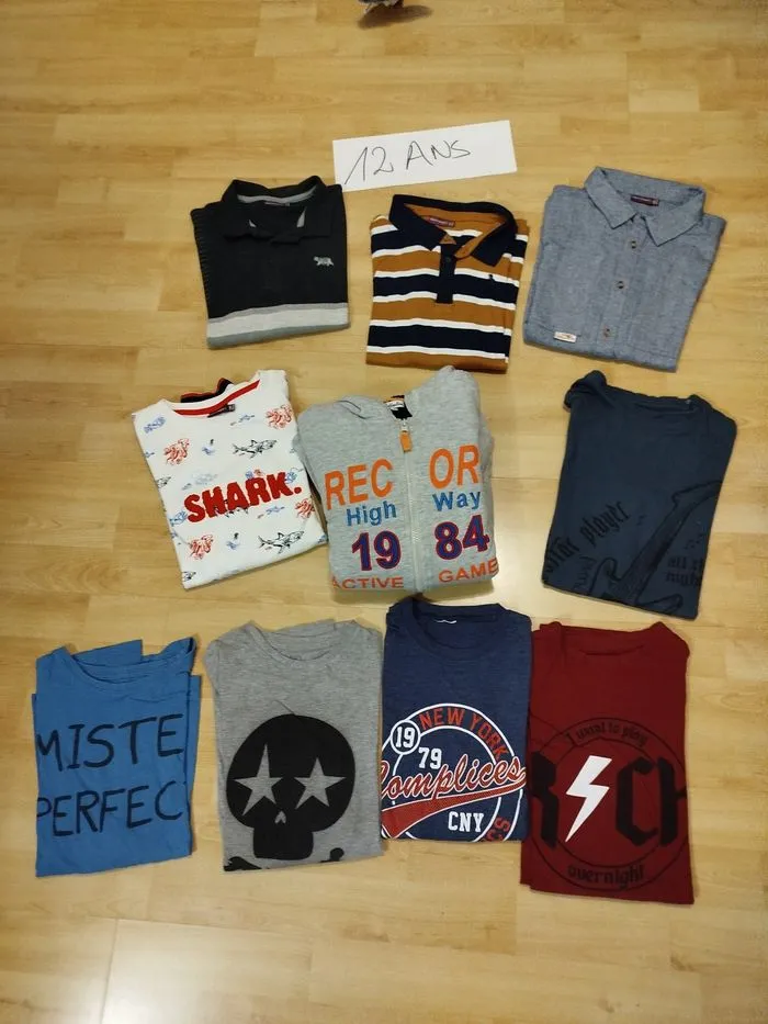 Lot pull et polo - 12 ans  | Beebs