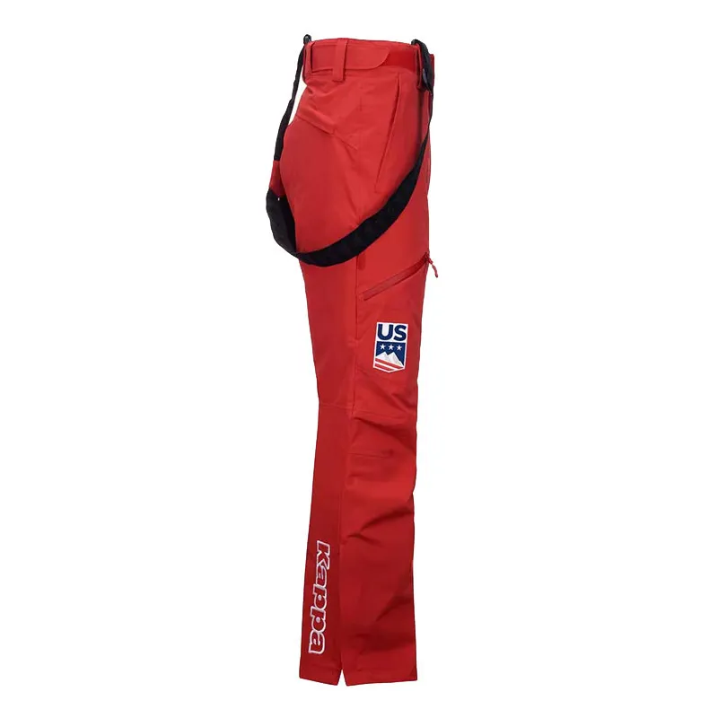 PANTALON DE SKI US TEAM KAPPA ROUGE