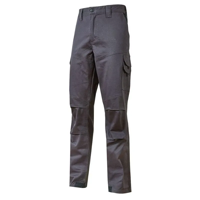 Pantalon de Travail Homme Guapo Stretch Gris Minéral - UPOWER