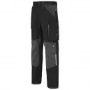 Pantalon de Travail Homme Ruler Noir / Gris Charcoal - ADOLPHE LAFONT