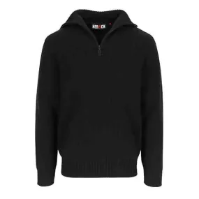 Pull Camionneur Col Zippé Herock Njord Noir