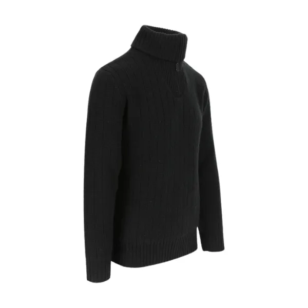 Pull Camionneur Col Zippé Herock Njord Noir