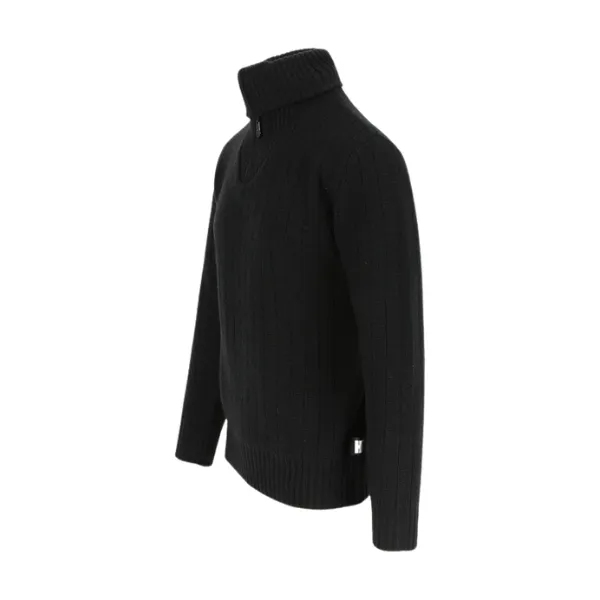 Pull Camionneur Col Zippé Herock Njord Noir