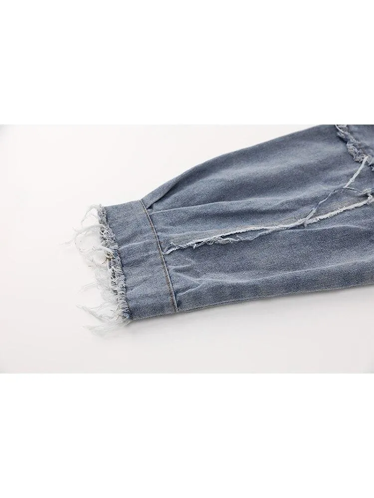 Pull Vintage Jeans Tricot Noir