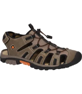 Sandales cove sport homme taupe / orange foncé Hi-Tec