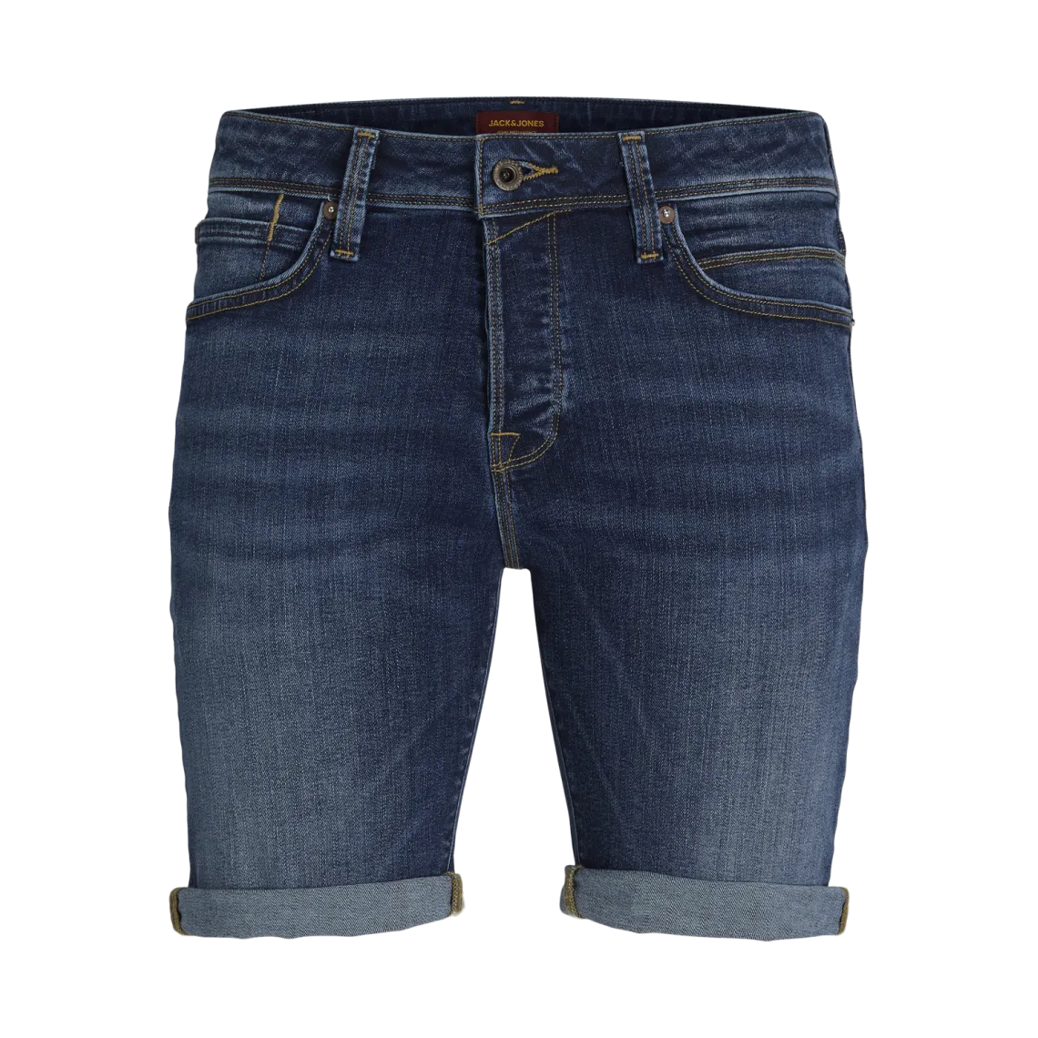 Short coupe classique homme bleu denim en coton | 3 Suisses