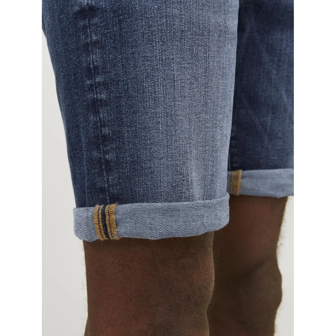 Short coupe classique homme bleu denim en coton | 3 Suisses