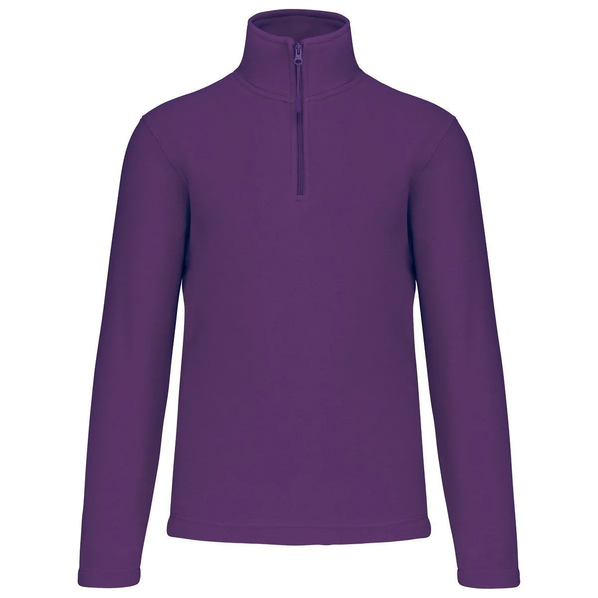 Sweat micropolaire zippé - Homme - K912 - violet 