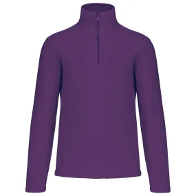 Sweat micropolaire zippé - Homme - K912 - violet 