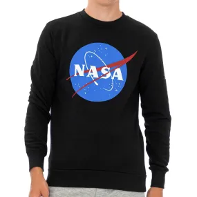 Sweat Noir Homme Nasa 50S