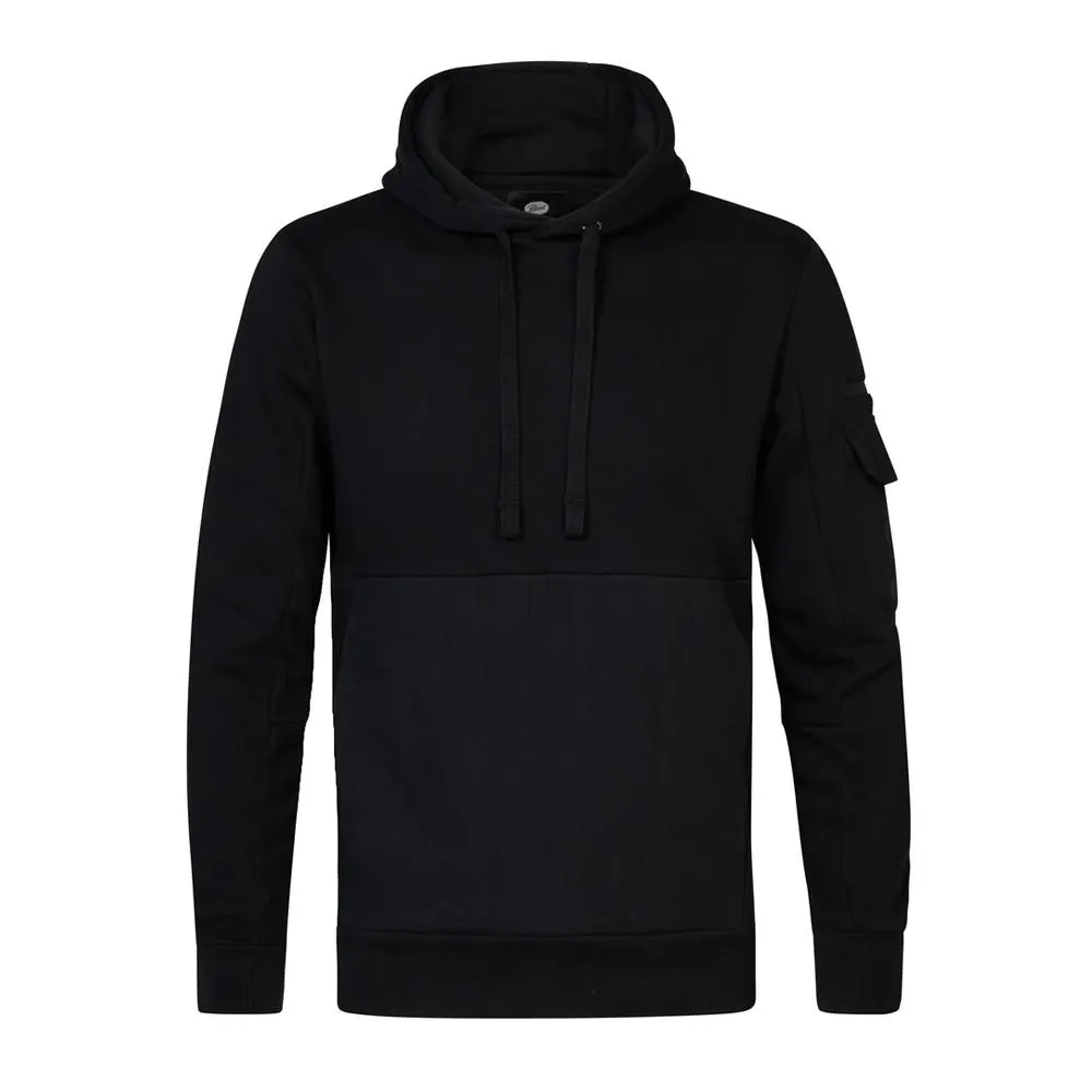 Sweat Noir Homme Petrol Industries Sweater Hooded