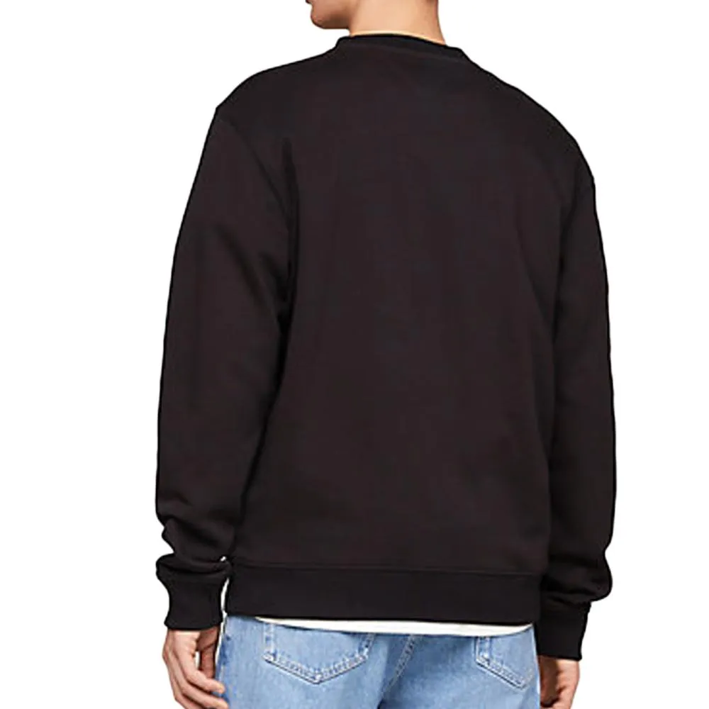 Sweat Noir Homme Tommy Hilfiger Reg Essential