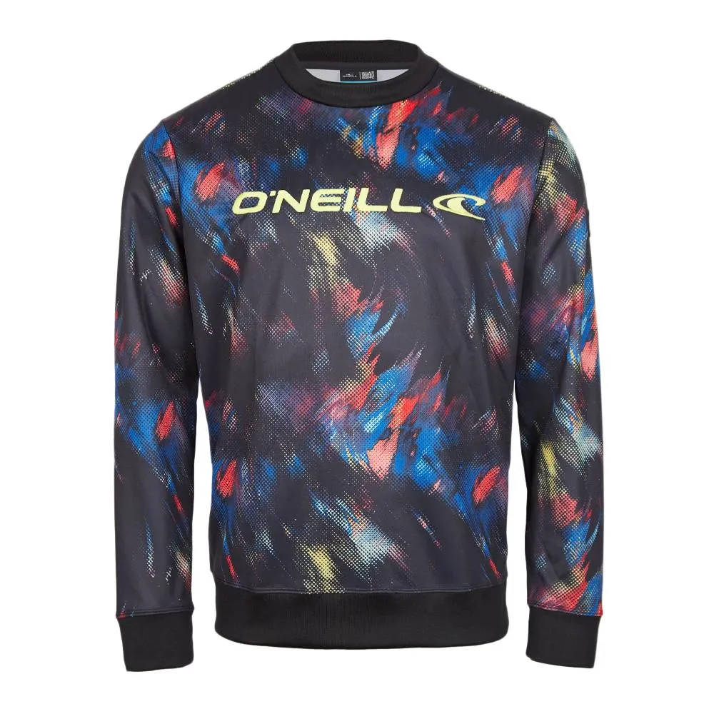 Sweat Noir/Rouge Homme O'Neill Rutile Crew