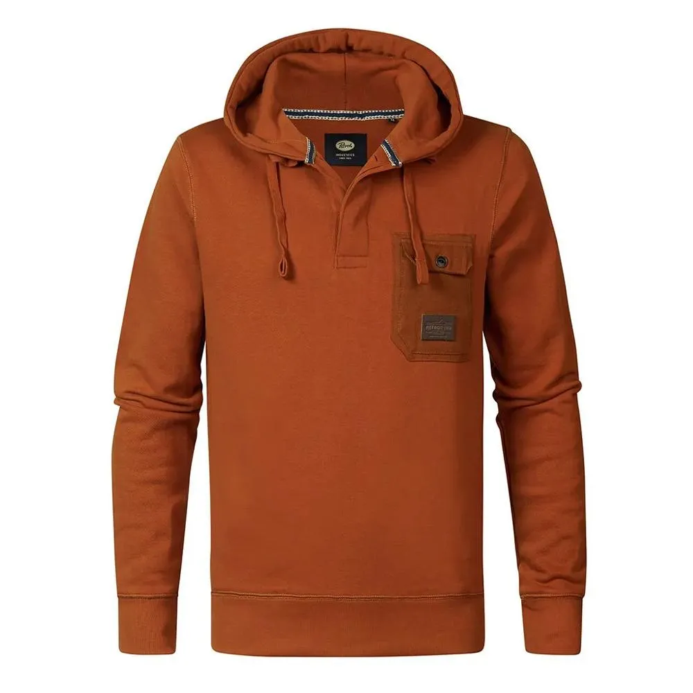 Sweat Orange Homme Petrol Industries Hooded