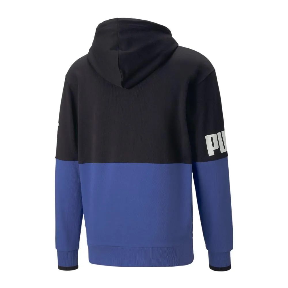 Sweat Zippé Noir/Bleu Homme Puma 673327