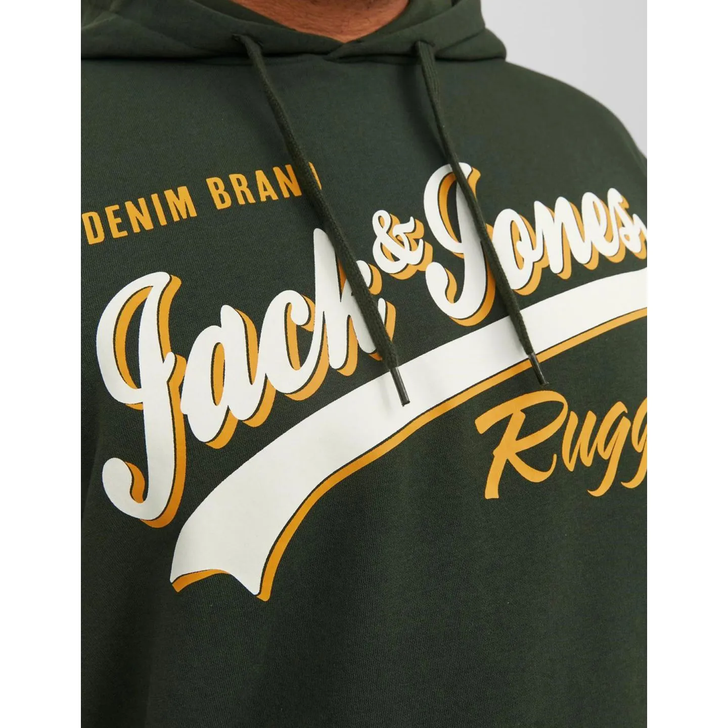 Sweatshirt à Capuche Imprimé JACK&JONES Grande Taille - Disponible de 3XL à 8XL | Style Rétro et Confort Exceptionnel pour H