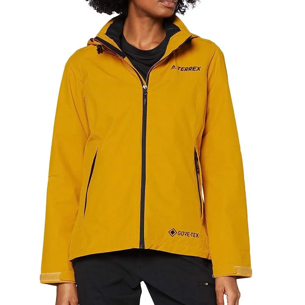 Veste imperméable Jaune Femme Adidas Gore-Tex Terrex